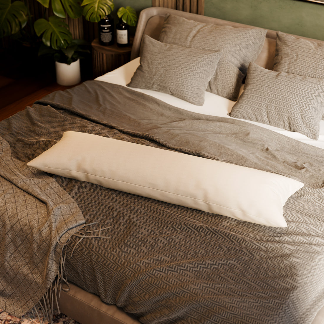 Organic Cotton Full Body Pillow Inserts