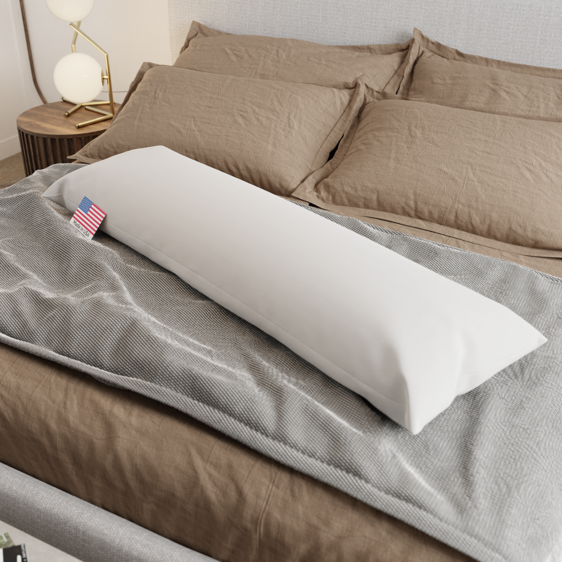 Long-Format Pillow Insert | Lumbar, Bench & Body