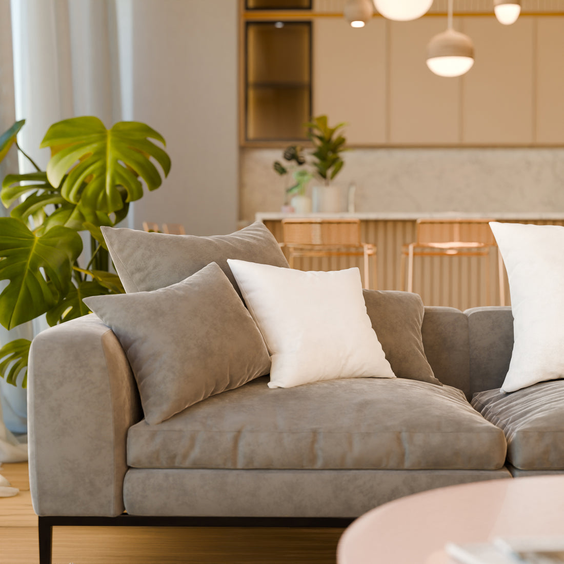 Natural Kapok Throw Pillow Inserts