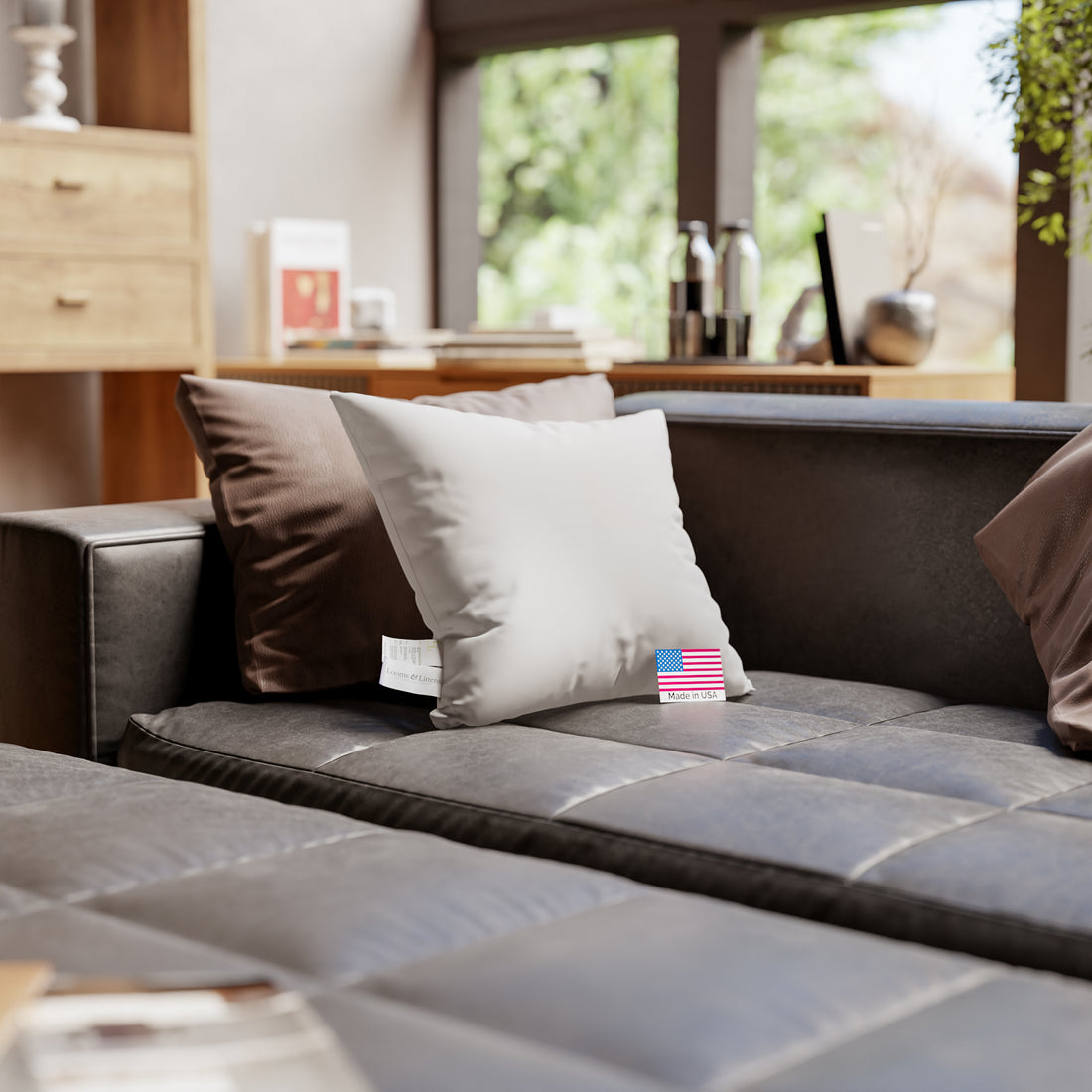 Organic Cotton Throw Pillow Inserts